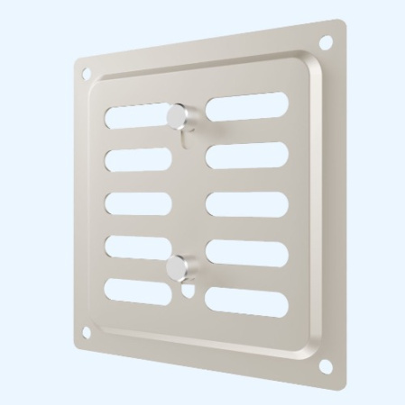 1010MER Beige ERA Решетка вентиляционная MER регулируемая 100x100 окраш.сталь Beige